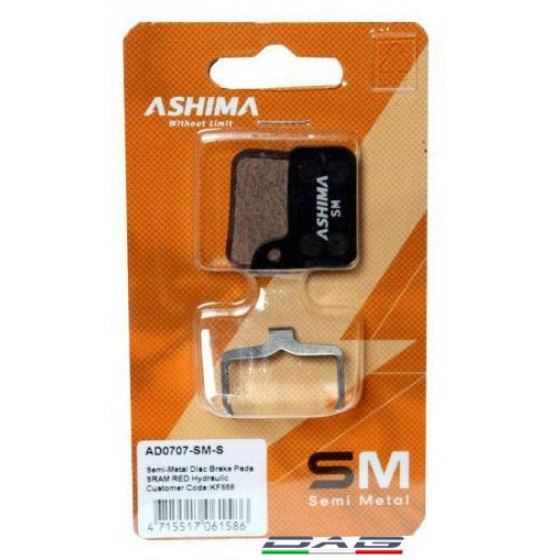 Pastiglie freni disco Ashima Sram Red Level Ultimate-TLM semi-metalliche